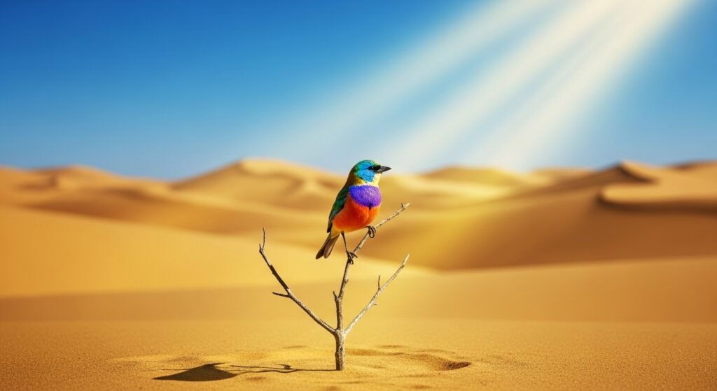 A história do passarinho que reclamou com Deus: como a gratidão muda destinos Imagem Reprodução: ImageFX - A história do passarinho que reclamou com Deus