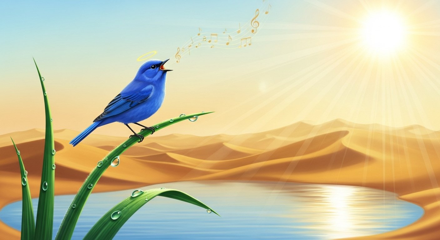 Imagem Reprodução: ImageFX - A história do passarinho que reclamou com Deus